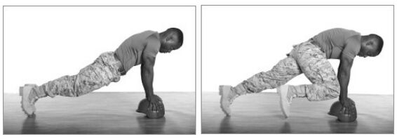Plank with squats - unha versión mellorada do exercicio clásico