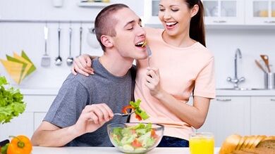 Comida para aumentar a potencia