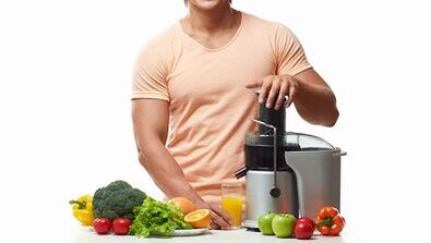 Froitas e verduras para aumentar a potencia